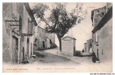 CAR-AGRP4-0199-11 - ALZONNE - Postkarte La poste d'électricité