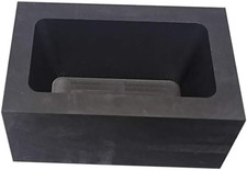 Gold Silver Graphite Ingot Mold Mould Crucible for Melting Casting Refining, Chu