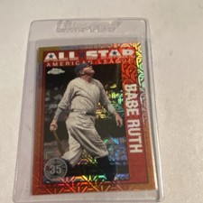 Topps 2025 Series 2 Babe Ruth New York Yankees 1990 Chrome All-Star #90ASC-41