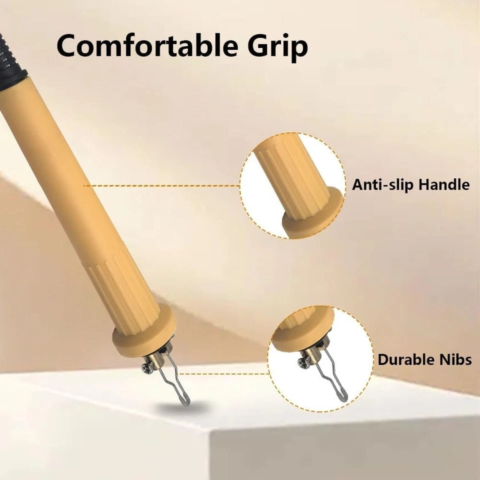 Kit Pirografo Bruciare Legno Set Macchina Pirografia Professionale | Doppia Penn - Immagine 4 di 4