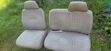 1998 Gmc Chevy Regular Cab Pick Up Truck 6040 Split Bench Seat Brown