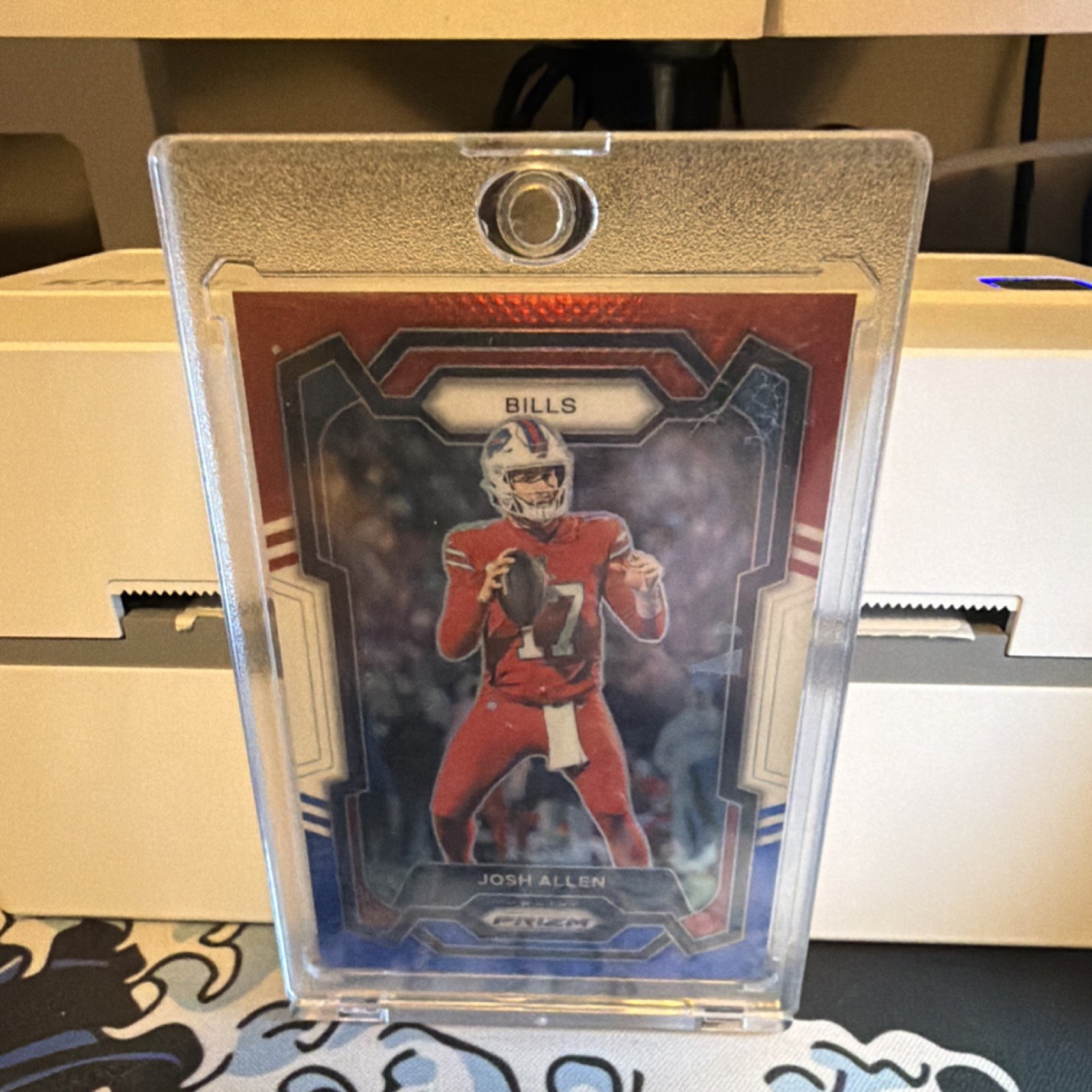 2023 Panini Prizm Red White & Blue Josh Allen #32 Buffalo Bills Football NFL