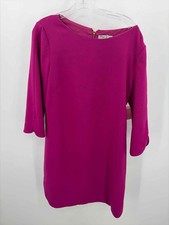 Pre-Owned Eliza J Purple Size 14 Short Long Sleeve Dress