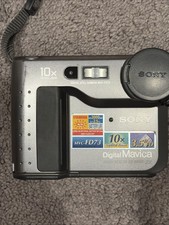 Sony Digital Mavica MVC-FD73 Compact Camera 10x Optical Zoom Plus Nine Discs 