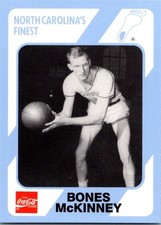 1989-90 Collegiate Collection/Coca-Cola North Carolina's - Bones McKinney
