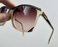 Rare Vintage 1980s Pierre Cardin Christina Sunglasses Violet Lenses READ-EUC