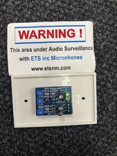 NEW ETS SM1 SURVEILLANCE MICROPHONE
