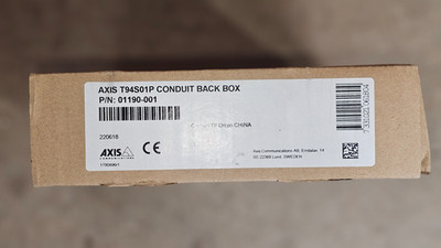 AXIS T94S01P Conduit Back Box