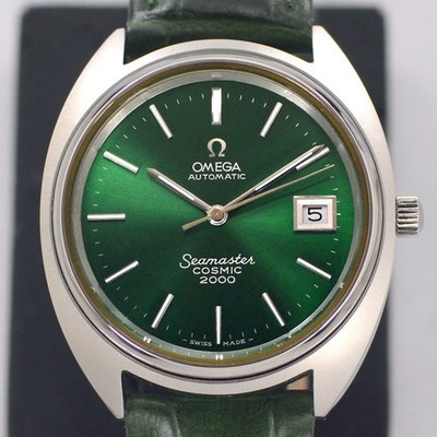OMEGA SEAMASTER COSMIC 2000 AUTOMATIC 23 JEWELS CAL.1012 GREEN