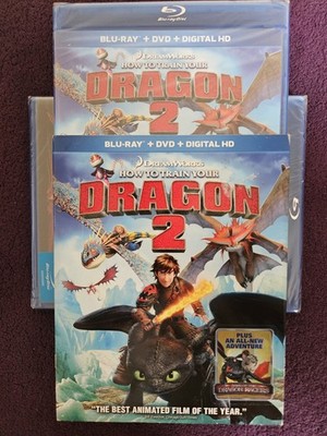 How To Train Your Dragon 2 (Blu-ray+DVD+Digital HD)*New-Sealed*