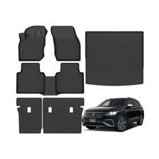 Floor Mat Set for 2025 2026 Volkswagen VW Tiguan Includ Floor Mats Trunk Li...