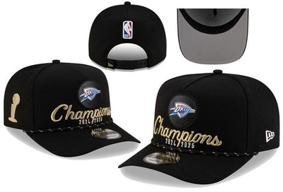 #ad NBA 2024 25 Champion Oklahoma City Thunder Men#x27;s Casual Baseball Cap Adjustable $25.00