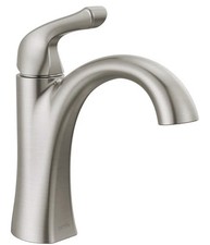 Brushed Nickel Bathroom Faucet 1 Hole