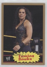2012 Topps Heritage WWE Gold /10 Tamina Snuka #38 9aj