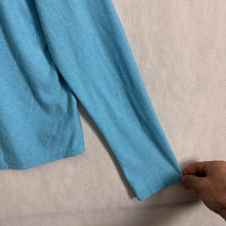 Camisa Pullover Beyond Yoga Para Mujer Talla Mediana Azul Peso Pluma Daydreamer Foto 4 de 4