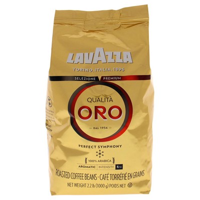 Lavazza Qualita Oro Whole Bean Coffee 35.2 oz 100% Arabica