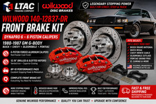 Wilwood 140-12837-dr Front Brake Kit 1980-1987 Gm G-body Dynapro 6 Piston Red Wilwood 140-12837-dr Front Brake Kit 1980-1987 Gm G-body Dynapro 6 Piston Red