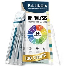 14-in-1 Full Panel Urine Test Strips for Urinalysis  120 Strips in Resealabl...