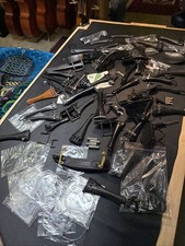 Old Violin parts chinrests, tailpieces, Tuner...