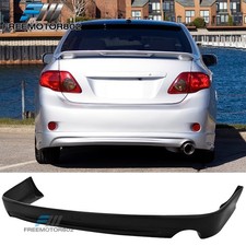 Fits 09-10 Toyota Corolla Sedan Pu K-style Rear Bumper Lip Spoiler