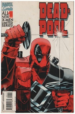 Deadpool The Circle Chase #1 1993 First Solo Series Joe Madureira Embossed Cover