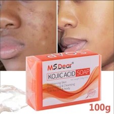 Kojic Acid Soap Dark Spot Cleansing Whitening Soap Skin Bleaching Lightening100g