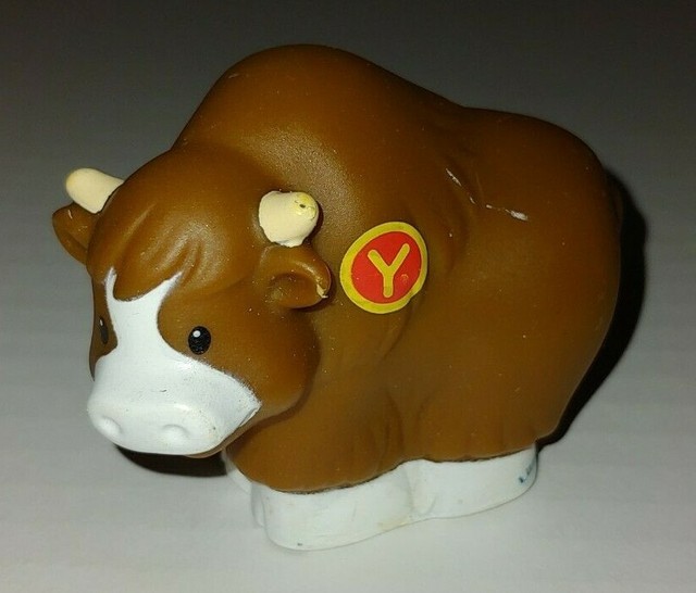 Fisher Price Little People Zoo Alphabet Learning Animal Figure Y Yak | eBay