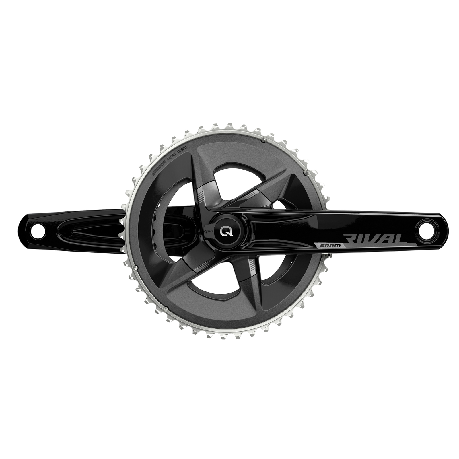 SRAM Rival Axs 12-Speed Power Meter Crankset alluminio nero. 46-33