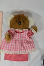 Dakin Vintage Koala Bear Hand Puppet Pink Plush 1985 Stuffed Animal Creative T4