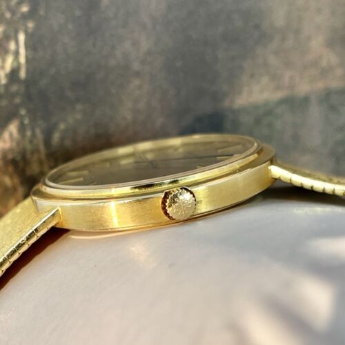 Patek Philippe Calatrava 33 18K Yellow Gold Champagne Gold Bracelet Watch | BOX - Picture 6 of 10