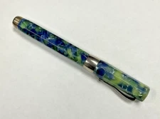 Rare Montegrappa 1912 Blue Green Harmony Ballpoint Pen 