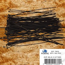  NEW 100 PACK Cable ZIP Ties 11.8 12 inch 40LBS, 100pcs/Pack- BLACK US SELLER 