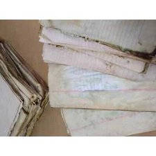 25 Coffee Dyed Notebook Papers, Hand Dyed Papers, Junk Journal Supply