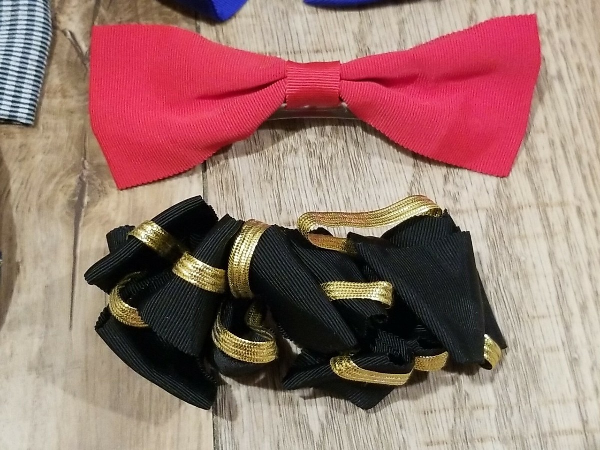 Lot 5 French Barrettes Colette Malouf Hair Clips Bows Made 