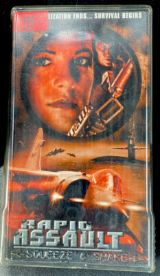 Rapid Assault VHS - With Protective Case - Tim Abell, Jeff Rector, Lisa Mazzetti