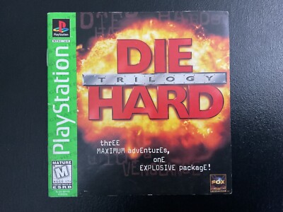 Die Hard Trilogy Greatest Hits PS1 Sony PlayStation Instruction Manual Only