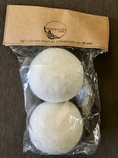 Wool Dryer Balls w/Lemongrass Essential Oil New Zealand Fabric Softener Laundry