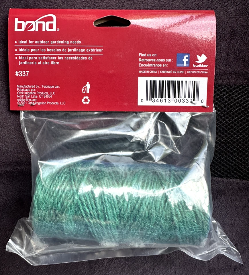 Bond Manufacturing Green Jute Garden Twine - Image 2 of 2