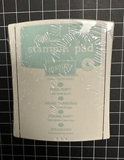 NEW SEALED Stampin' Up Classic Stamp Ink Pad Pool Party Aqua blue Aquamarin