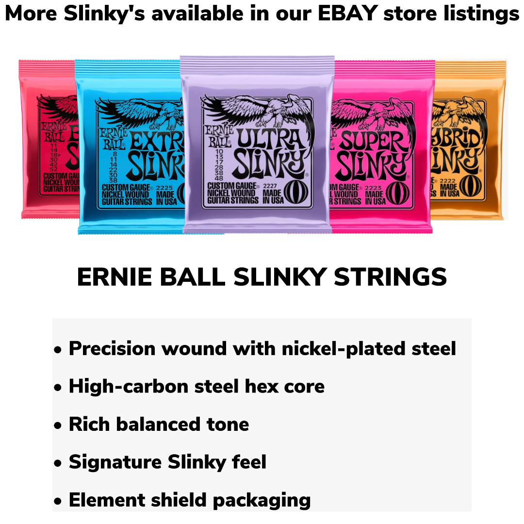 5 SETS Ernie Ball Electric Guitar Strings 0946 Hybrid Slinky Nickel
