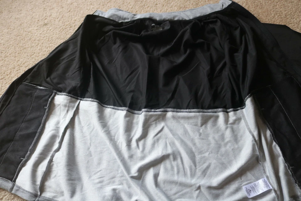 Chaqueta deportiva Avia para mujer negra y gris con cremallera completa talla M 8-10 Foto 4 de 4