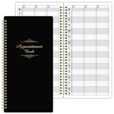 3 Column Appointment Book - Daily and Hourly Schedule Book with 200 Pages