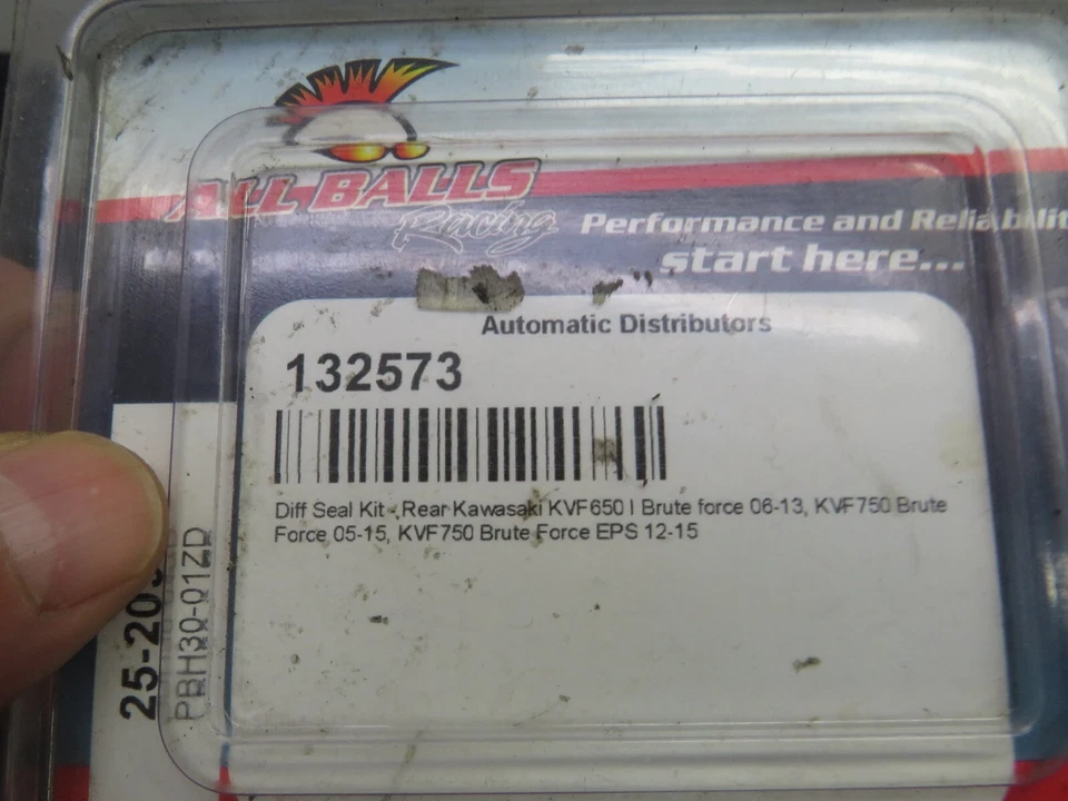 06-13 KAWASAKI BRUTE FORCE 650 KVF 650 DIFFERENTIAL SEAL KIT ALL BALLS 132573 - Image 3 of 4