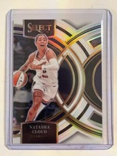 NATASHA CLOUD Mercury 2024 Panini Select WNBA Premier Level WHITE Prizm # 4/99