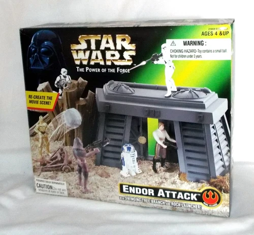 Kenner Star Wars Power of The Force Endor Attack 1997 Playset