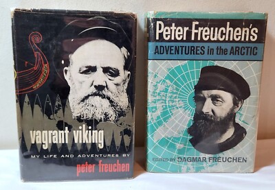 Peter Freuchen book lot: ''Adventures in the Arctic'', ''Vagrant Viking''