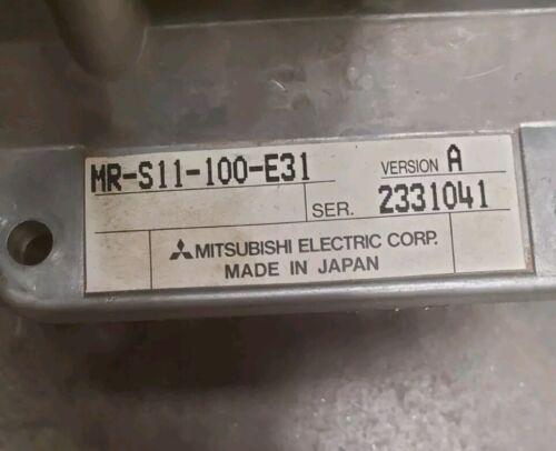 Mitsuibishi MR-S11-100-E31 Servo Drive. Removed from working qt-35 mazak used - Picture 2 of 6