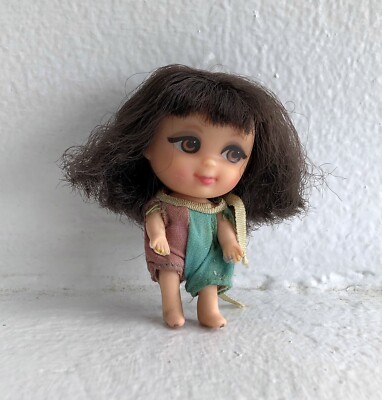 Vintage Liddle Kiddles MILLIE MIDDLE Doll Sandbox Mattel 1960s