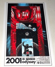 2001 A Space Odyssey Stanley Kubrick Alternate "Rectangles" Poster Promo 19"x13"
