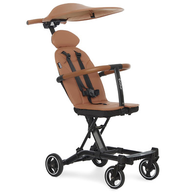 Cruise Rider Lightweight Umbrella Stroller with Canopy - Cognac